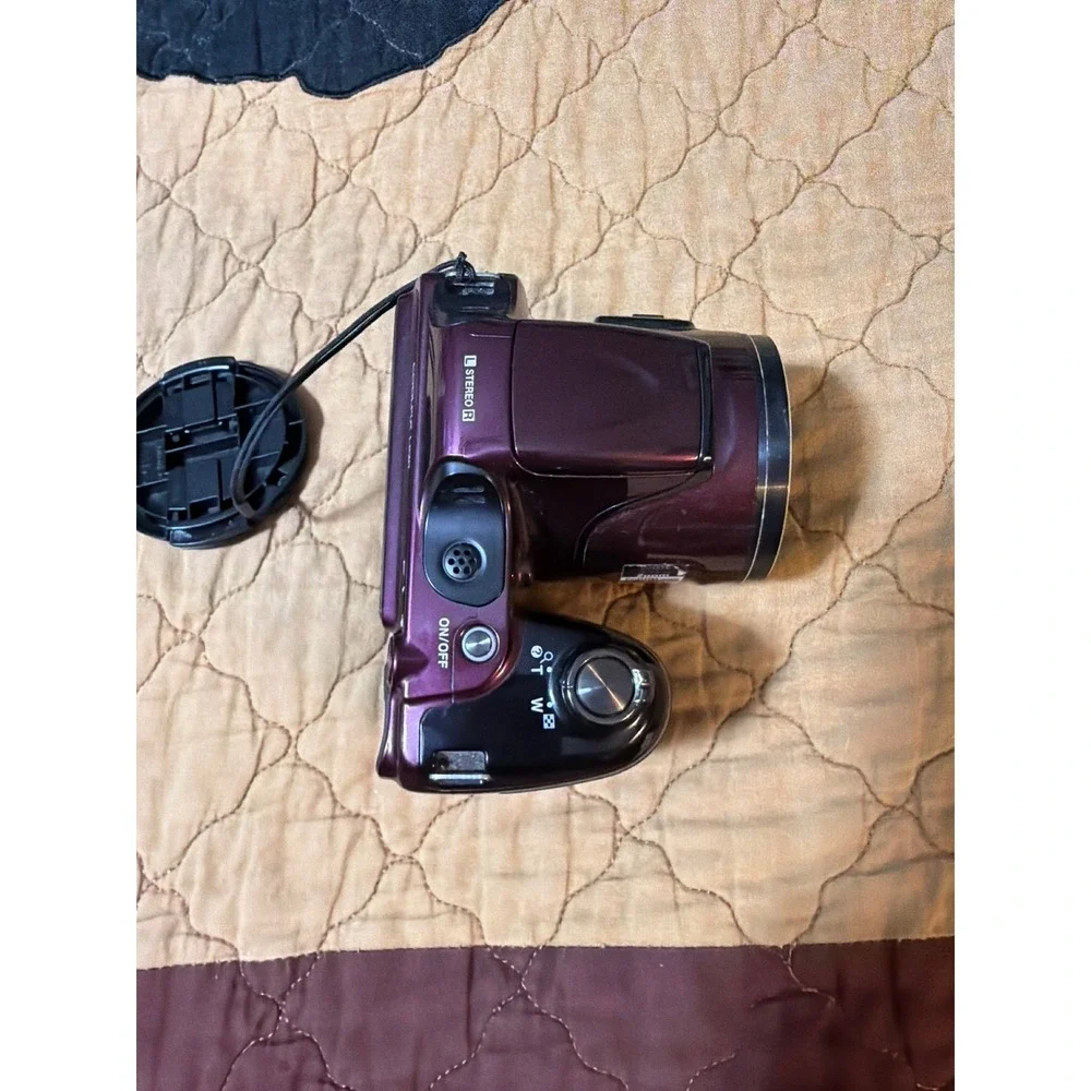 Nikon Coolpix L820 16MP 30x Optical Zoom Digital Bridge Camera Plum Purple